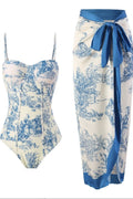Tight and Thin Retro Sunscreen Swimsuit