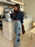 Casual Star Straight Jeans